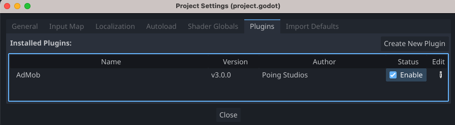 Godot AdMob Plugin - Poing Studios